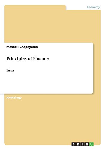 Principles of Finance: Essays