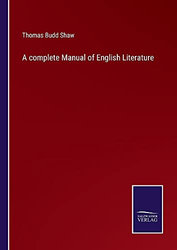 A complete Manual of English Literature