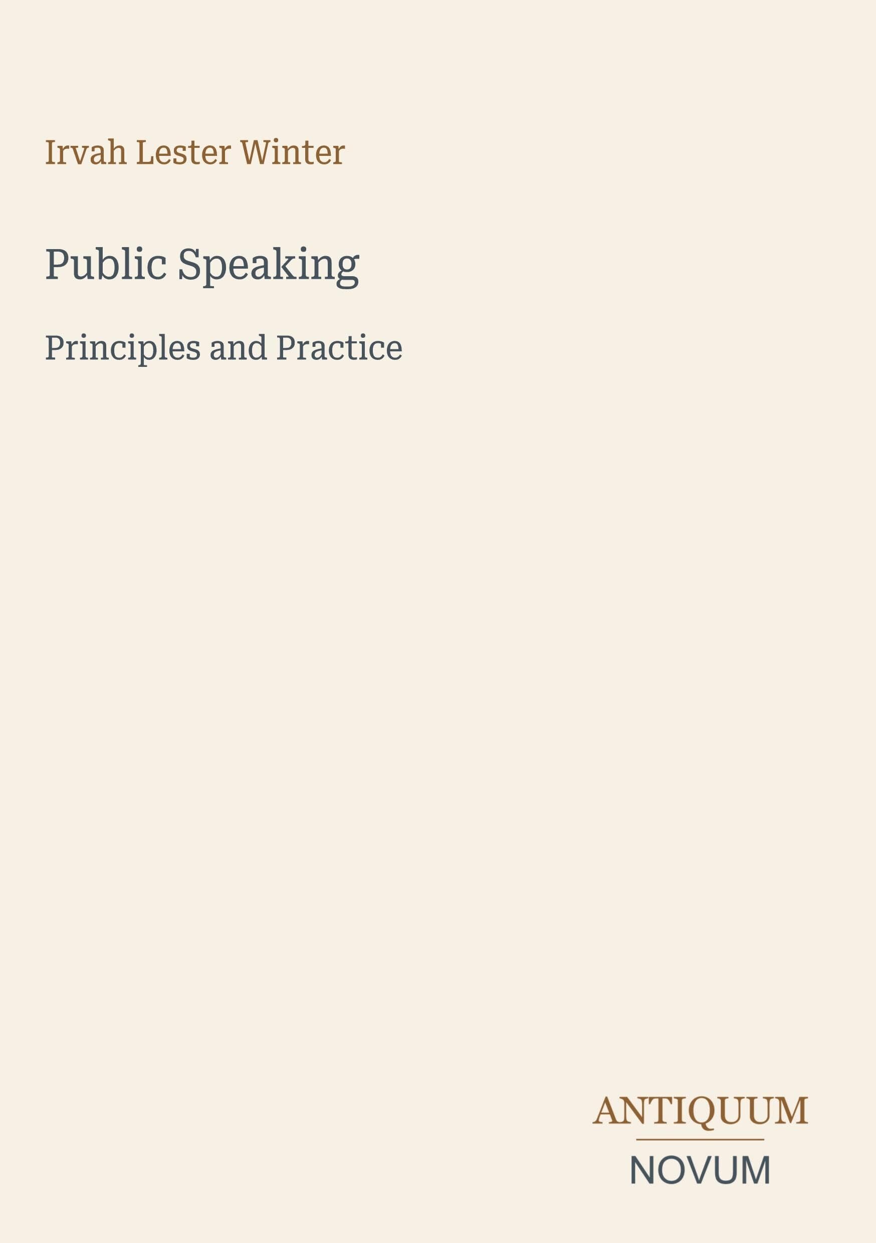 Public Speaking
