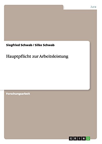 Hauptpflicht zur Arbeitsleistung