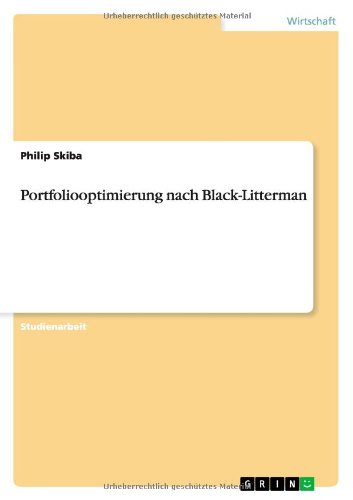 Portfoliooptimierung nach Black-Litterman
