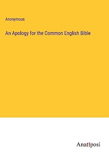 An Apology for the Common English Bible