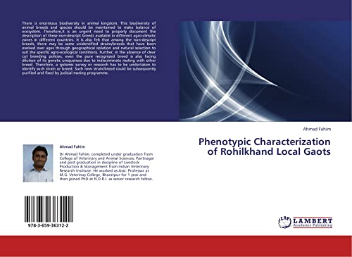 Phenotypic Characterization of Rohilkhand Local Gaots