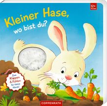 Mein erstes Guckloch-Fühlbuch: Kleiner Hase, wo bist du?: Mit Fühlteilen und großen Klappen: Fühlbuch mit großen Klappen für Kinder ab 12 Monate (Fühlen und die Welt begreifen)