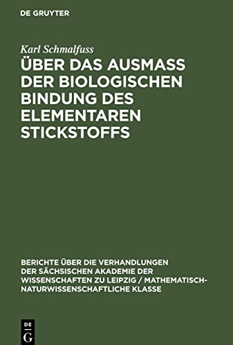 Über das Ausmass der biologischen Bindung des elementaren Stickstoffs