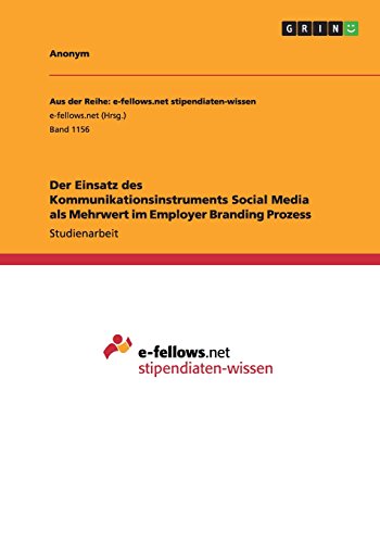 Der Einsatz des Kommunikationsinstruments Social Media als Mehrwert im Employer Branding Prozess