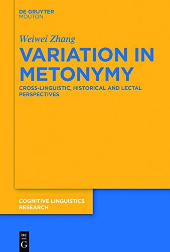 Variation in Metonymy: Cross-linguistic, Historical and Lectal Perspectives (Cognitive Linguistics Research [CLR], Band 59)