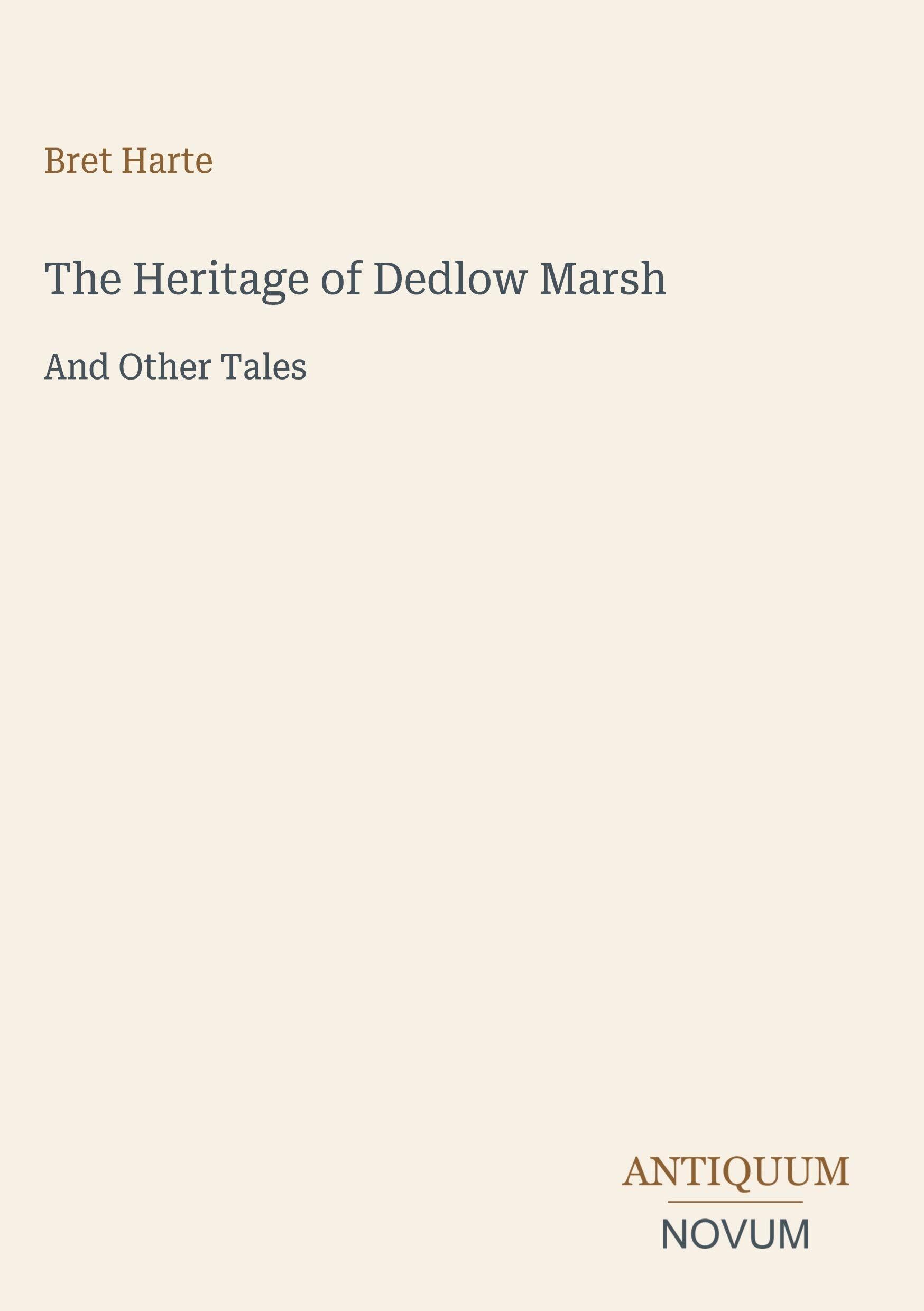 The Heritage of Dedlow Marsh