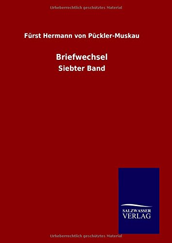 Briefwechsel: Siebter Band