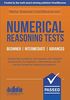 Numerical Reasoning Tests Beginner - Intermediate - Advanced: Sample test questions and answers with detailed explanations for Beginner, Intermediate ... numerical reasoning questions. (Testing)