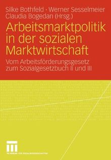 Arbeitsmarktpolitik in der sozialen Marktwirtschaft: Vom Arbeitsförderungsgesetz zum Sozialgesetzbuch II und III