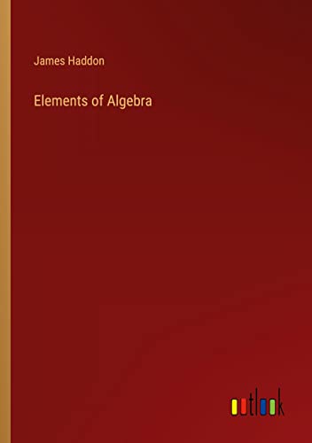Elements of Algebra