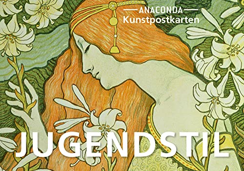 Die Buchhandlung in Oelde hat das Buch Postkarten-Set Jugendstil: 18 Kunstpostkarten aus hochwertigem Karton. ca. 0,28€ pro Karte