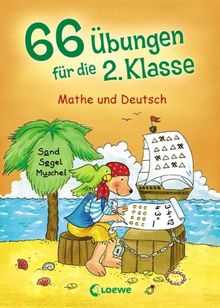 66 Übungen für die 2. Klasse: Mathe und Deutsch