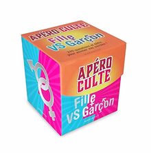 Apéro culte : fille vs garçon : 240 questions et défis pour animer vos soirées !