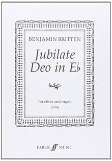 Jubilate Deo in E flat, choir: SATB Accompanied