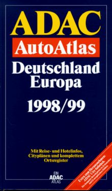 Der ADAC AutoAtlas Deutschland / Europa 1998/99