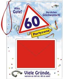 Geburtstags-Geld-Büchlein zum 60: Alles Gute! Herzlichen Glückwunsch