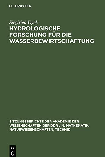 Hydrologische Forschung für die Wasserbewirtschaftung