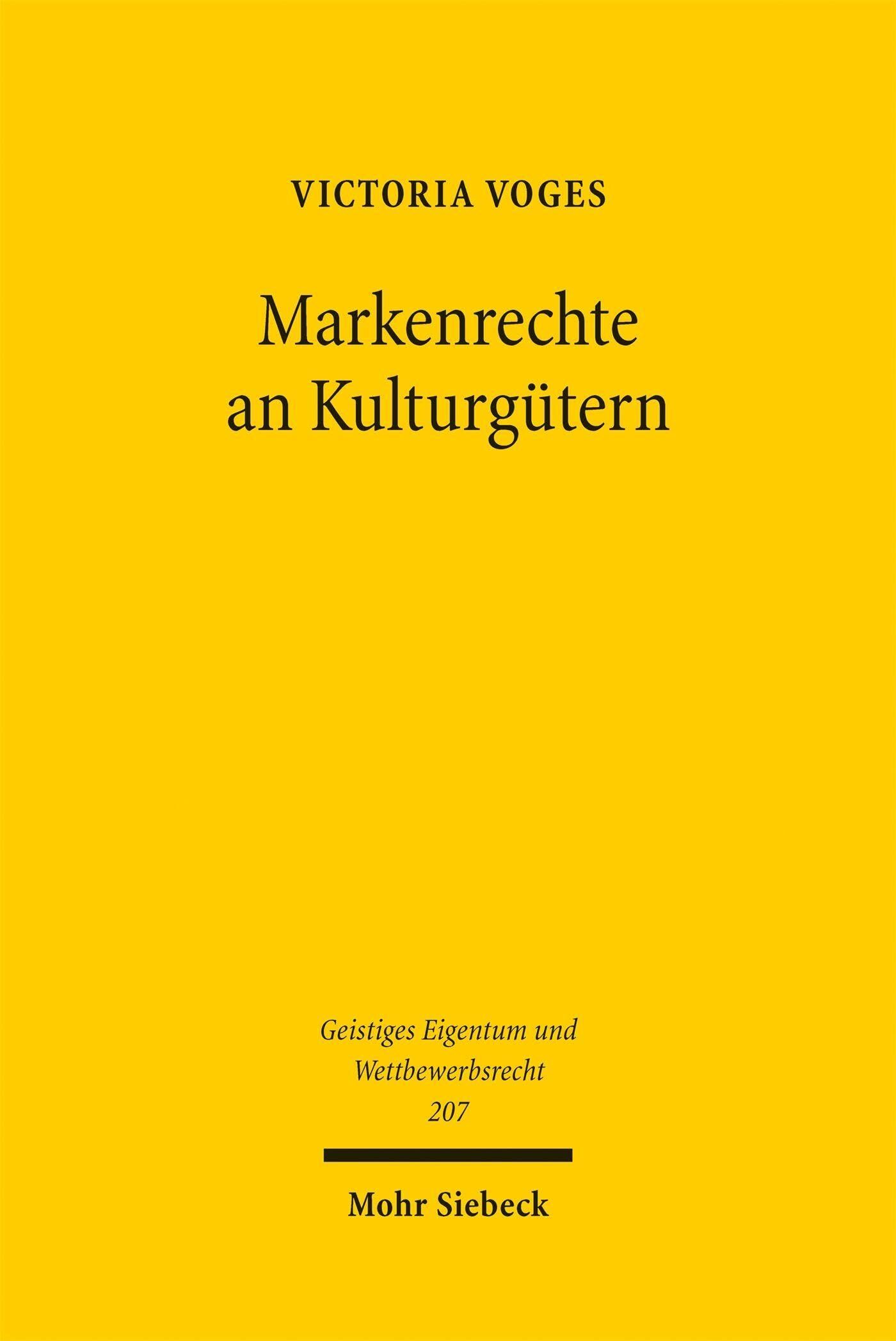 Markenrechte an Kulturgütern