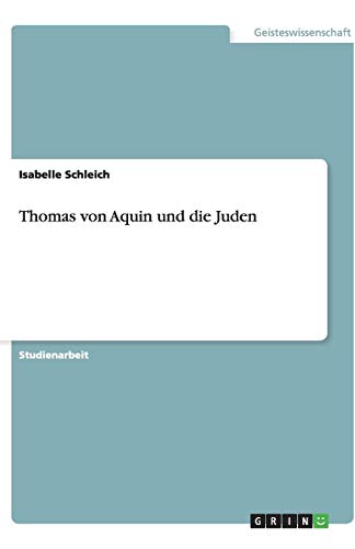 Thomas von Aquin und die Juden