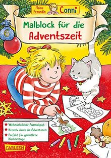 Conni Gelbe Reihe (Beschäftigungsbuch): Mein Malblock für die Adventszeit