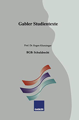 BGB: Grundlagen (Gabler-Studientexte)