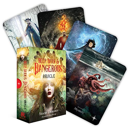 Stacey Demarco Deep Dark & Dangerous, The Oracle Of The Beautiful Darkness 44 Full-color Cards And 128-page Book