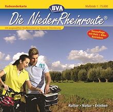 Quadrat-Spiralo BVA Die NiederRheinroute Radwanderkarte 1:75.000