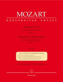 Konzert 2 Es-Dur KV 417 - Hrn Orch. Horn, Horn in F, Horn in d, Klavier