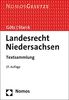 Landesrecht Niedersachsen: Textsammlung - Rechtsstand: 15. August 2018