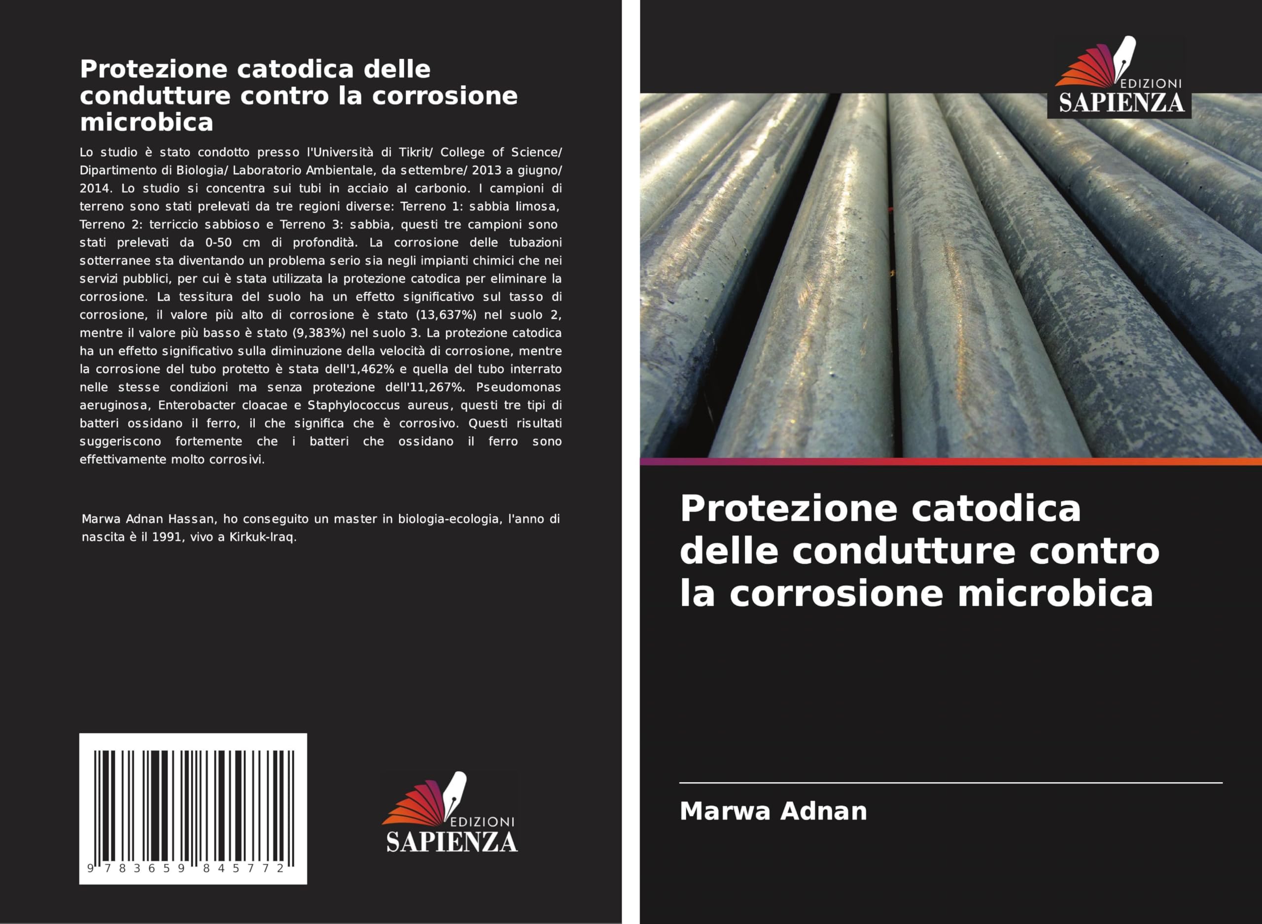 Protezione catodica delle condutture contro la corrosione microbica