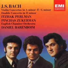 Violinkonzerte 1-3 / BWV 1056 de Perlman | CD | état très bon