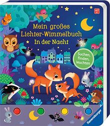 Mein großes Lichter-Wimmelbuch: In der Nacht: Suchen, finden, leuchten