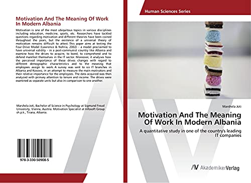 Motivation And The Meaning Of Work In Modern Albania: A quantitative study in one of the country's leading IT companies