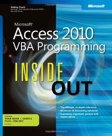 Microsoft® Access® 2010 VBA Programming Inside Out