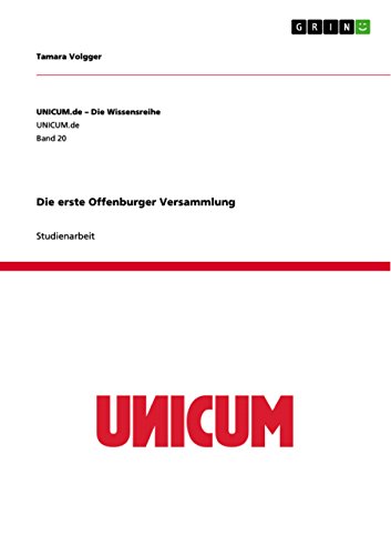 Die erste Offenburger Versammlung