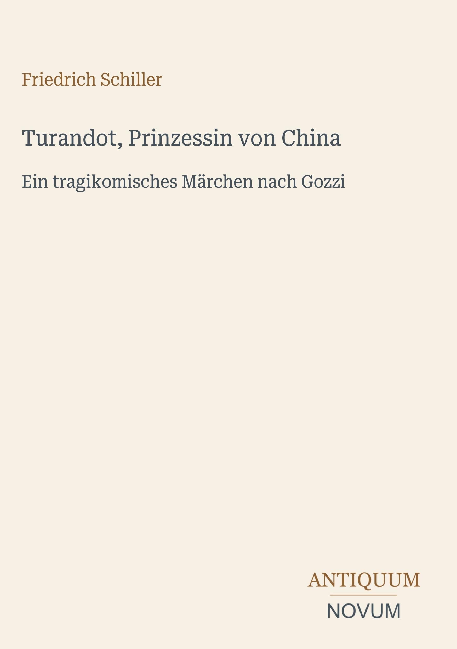 Turandot, Prinzessin von China