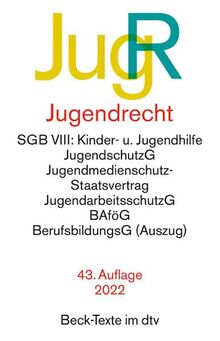 Jugendrecht: Rechtsstand: 1. Januar 2022 (Beck-Texte im dtv)