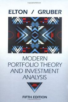 Modern Portfolio Theory and Investment Analysis