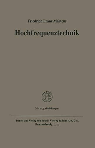 Hochfrequenztechnik (German Edition)