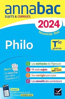 Philo terminale générale : nouveau bac 2024