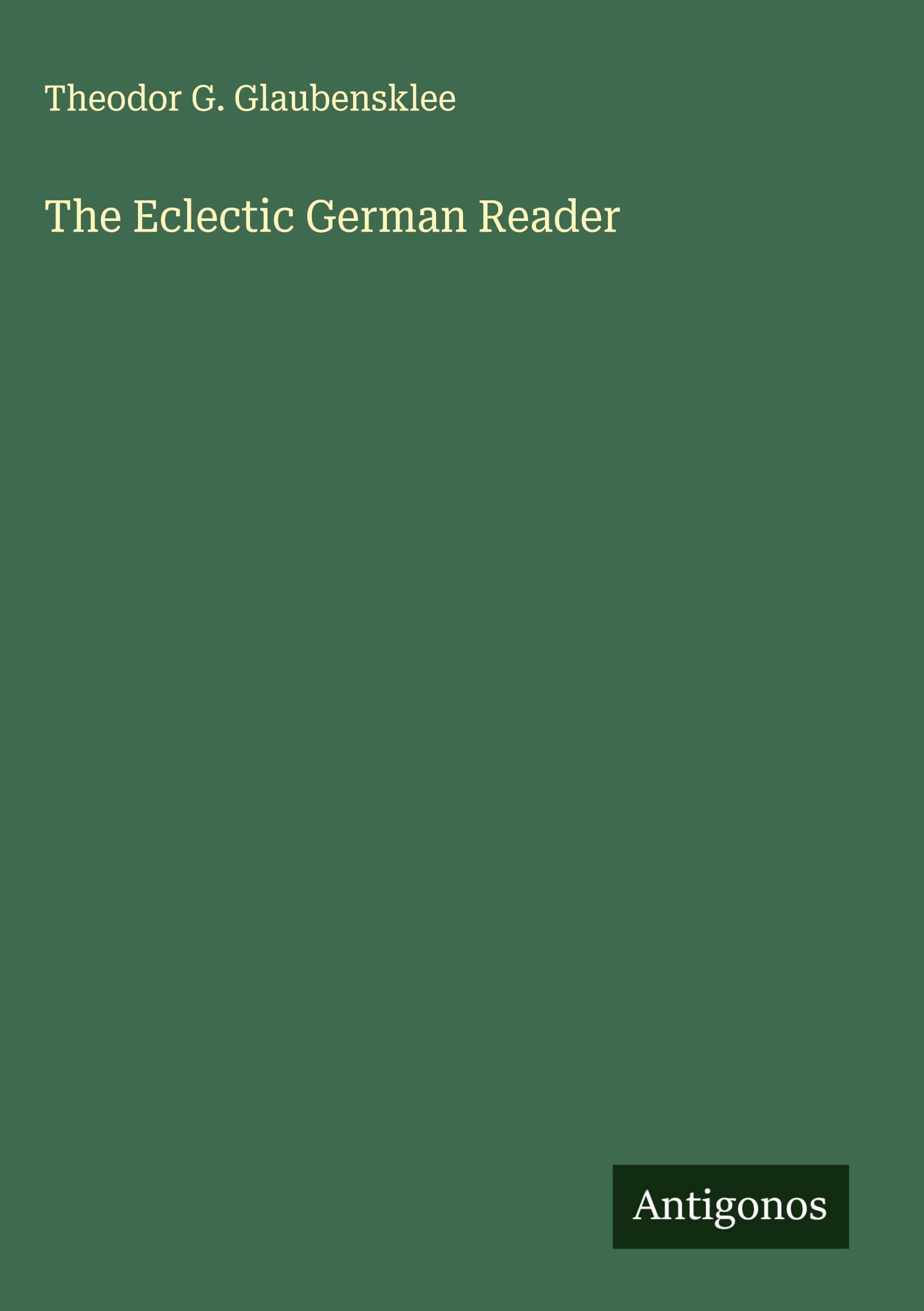 The Eclectic German Reader
