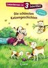 Lesenlernen in 3 Schritten - Die schönsten Katzengeschichten: Ideal für die 1. Klasse