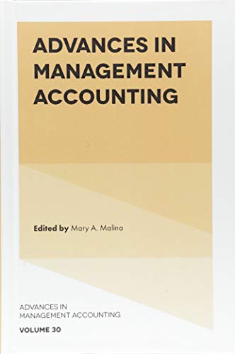 Advances in Management Accounting (Advances in Management Accounting, 30, Band 30)