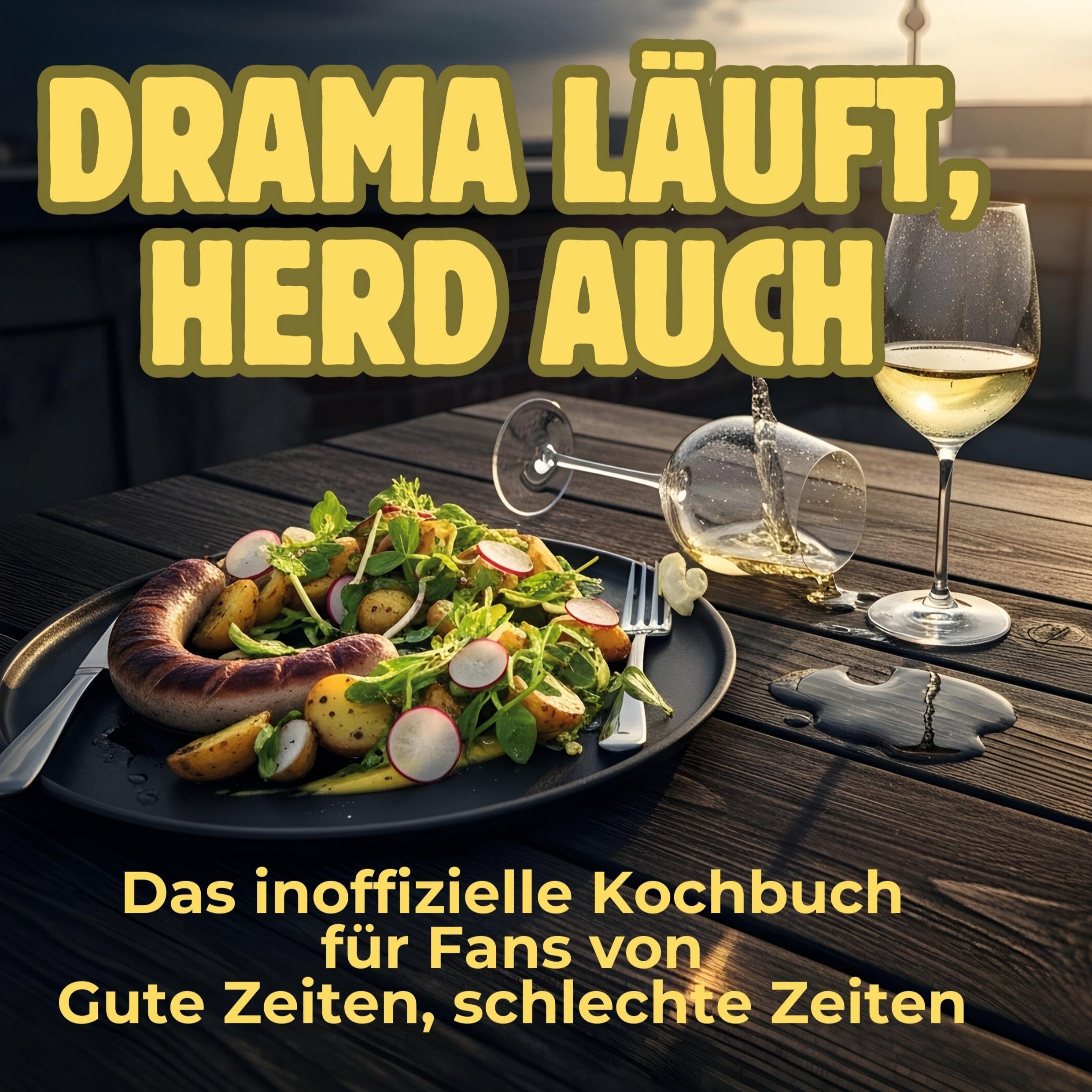 Drama läuft, Herd auch: Das inoffizielle Kochbuch für Fans von Gute Zeiten, schlechte Zeiten