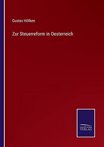Zur Steuerreform in Oesterreich
