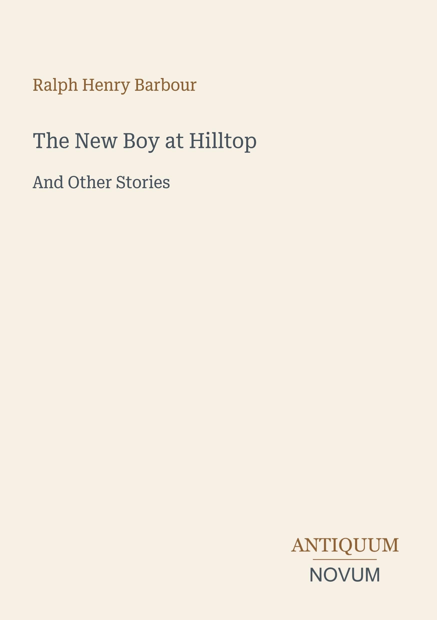 The New Boy at Hilltop