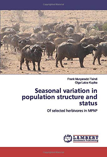 Seasonal variation in population structure and status: Of selected herbivores in MPNP