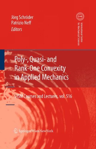 Poly-, Quasi- and Rank-One Convexity in Applied Mechanics (CISM International Centre for Mechanical Sciences)